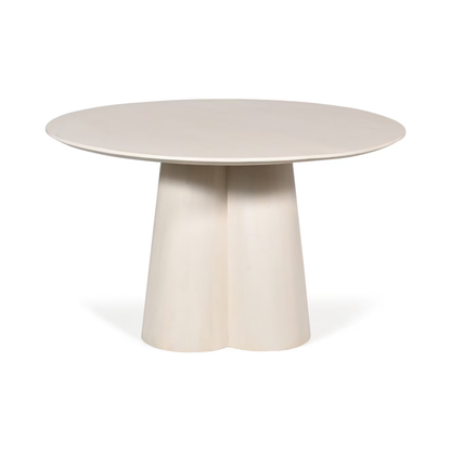 Clover Dining Table, 48"W, White Wash