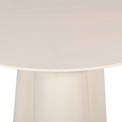 Clover Dining Table, 48"W, White Wash