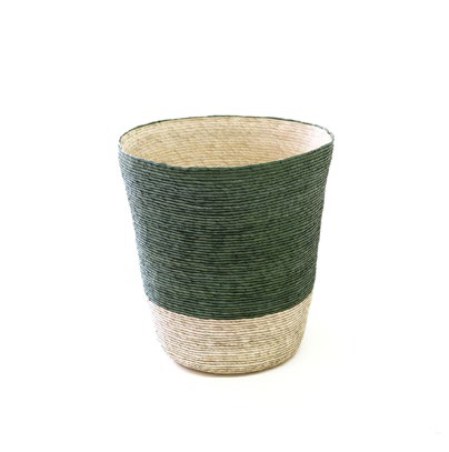 Conical Waste Basket - Cactus Green Top