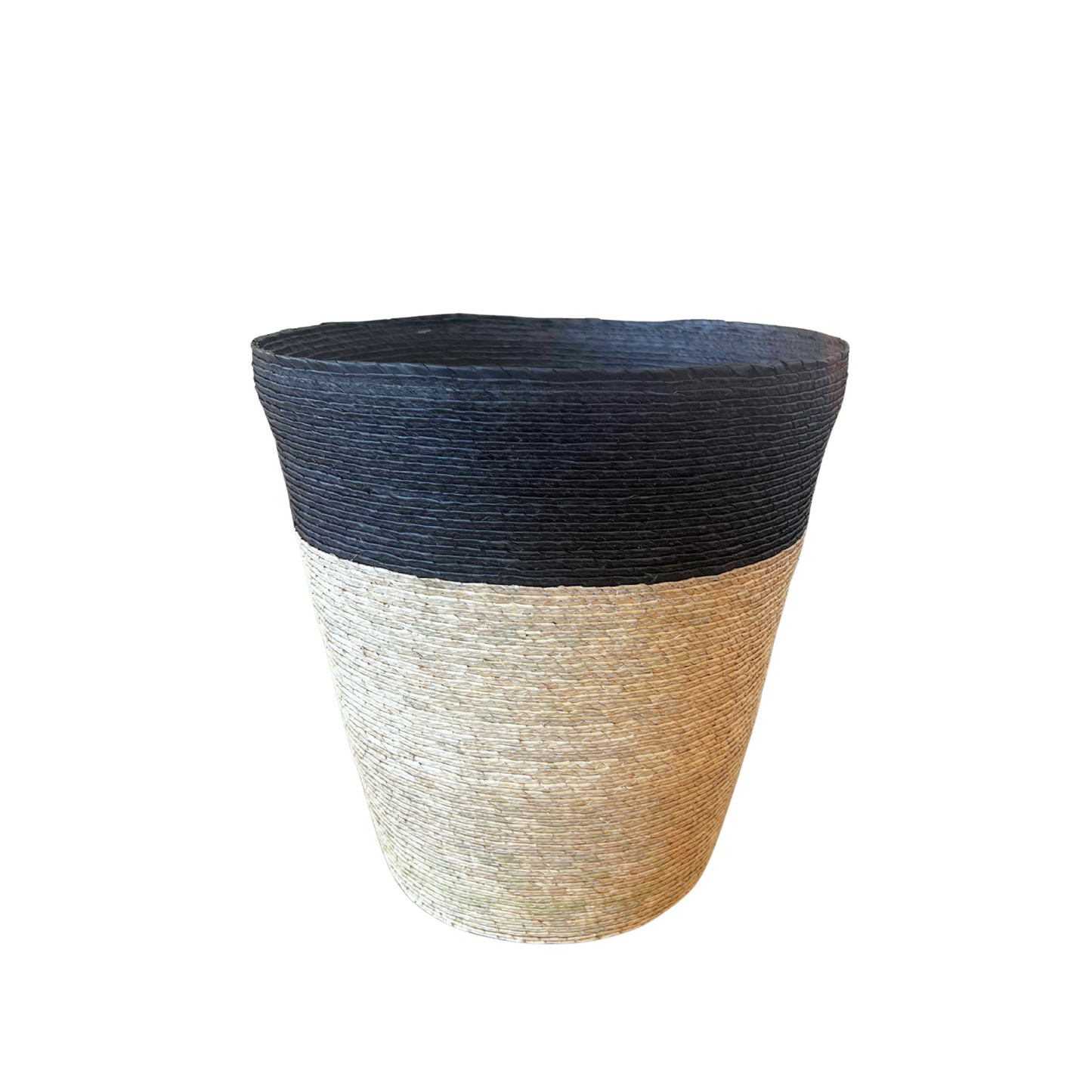 Conical Waste Basket - Carbon/black Top