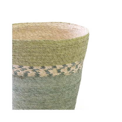 Conical Waste Basket - Green Combo