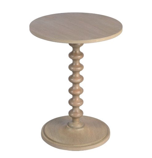 Contemporary Turned Side Table