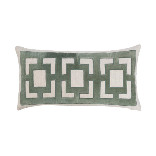 Corbin 14" x 26" Jade Green Pillow