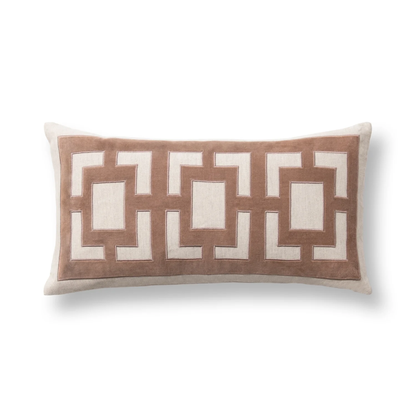 Corbin 14" x 26" Frothed Brown Pillow