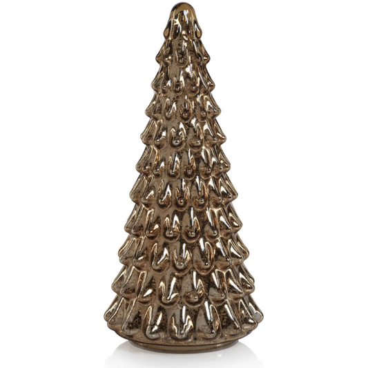 LED Antique Gold Tree 12.5" H