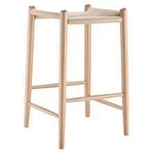 Load image into Gallery viewer, Evelina Backless Counter Stool - Natural
