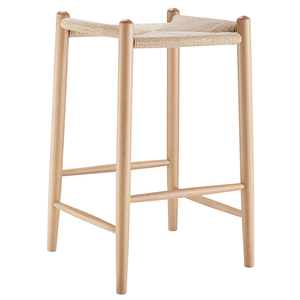 Evelina Backless Counter Stool - Natural