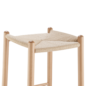 Evelina Backless Counter Stool - Natural