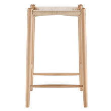 Load image into Gallery viewer, Evelina Backless Counter Stool - Natural
