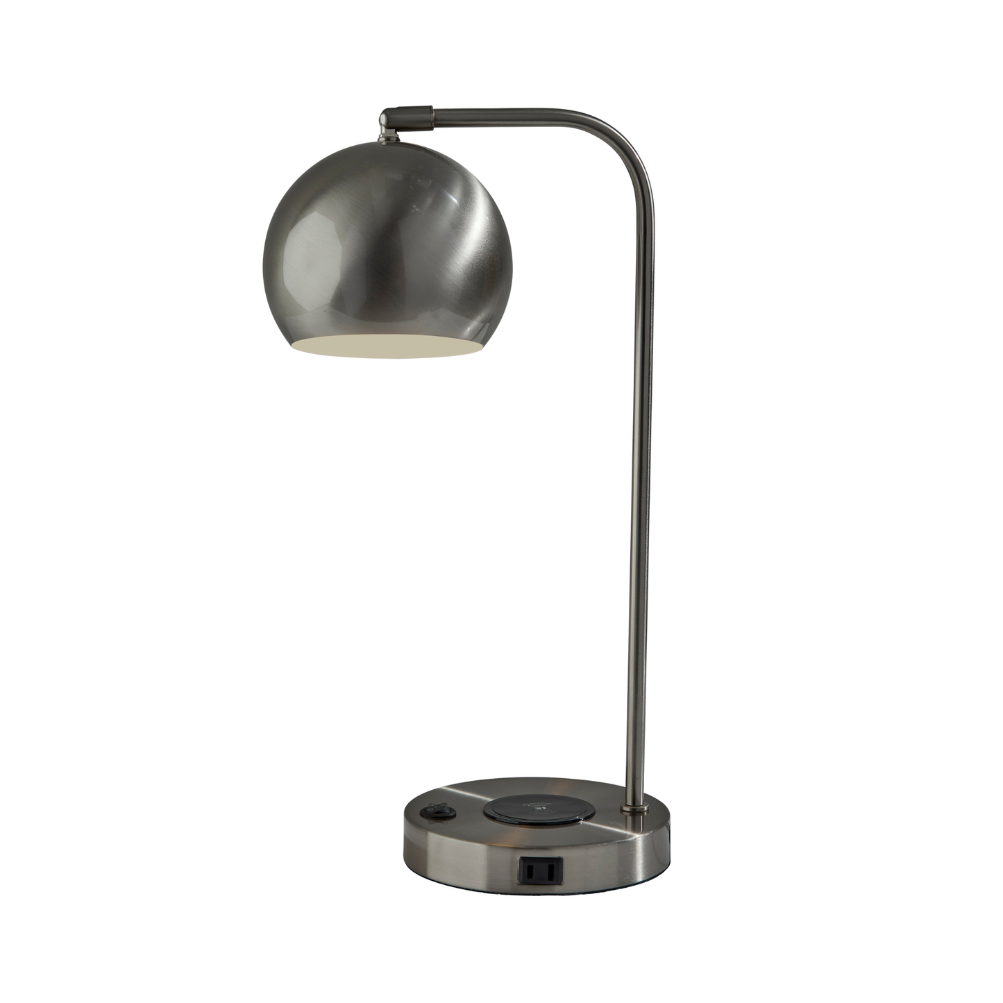 Emery Supercharger Desk Lamp - Brushed Steel