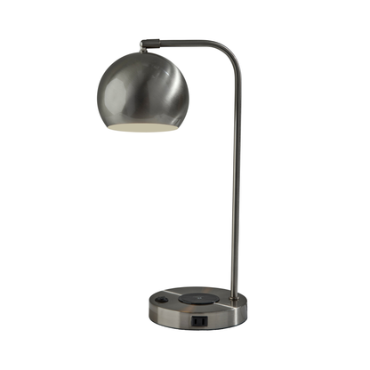 Emery Supercharger Desk Lamp - Brushed Steel