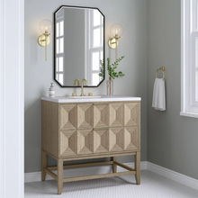 Load image into Gallery viewer, Emmeline Faceted 36&quot; Single Vanity

