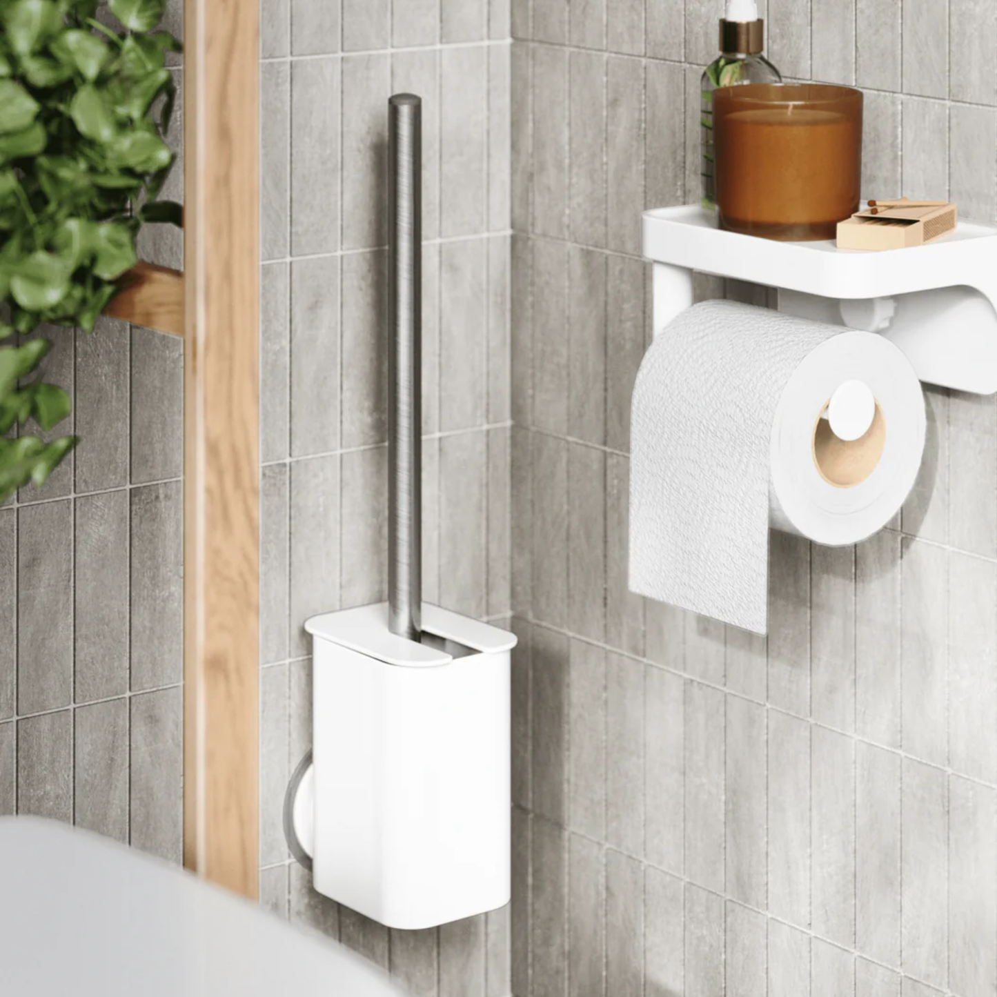 Flex Adhesive Toilet Brush