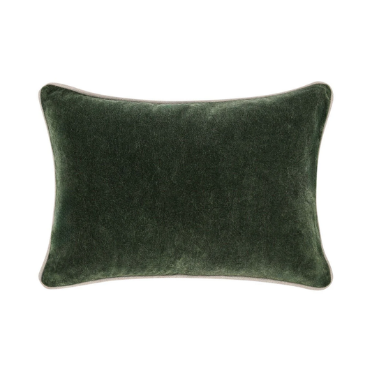 Heirloom Velvet Forest Green Pillow 14 x 20
