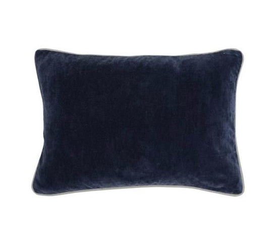 Heirloom Velvet Navy pillow 14 x 20