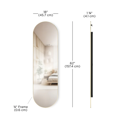 Hubba Pill Mirror 62x18