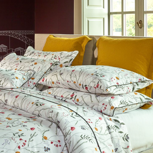 Infantas Standard Pillowcase Pair - White/Floral