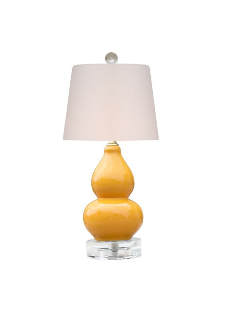 Canary Yellow Double Gourd Mini Lamp