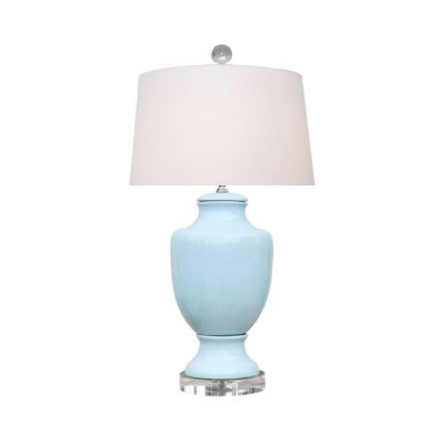 Water Colour Blue Jar Table Lamp