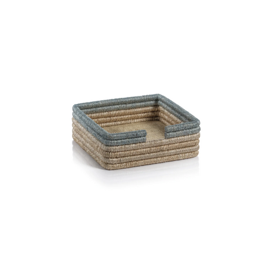 Rattan and Abaca Napkin Holder