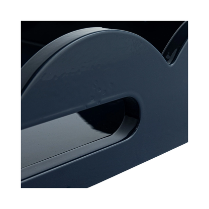 Lacquered Navy Scalloped Tray