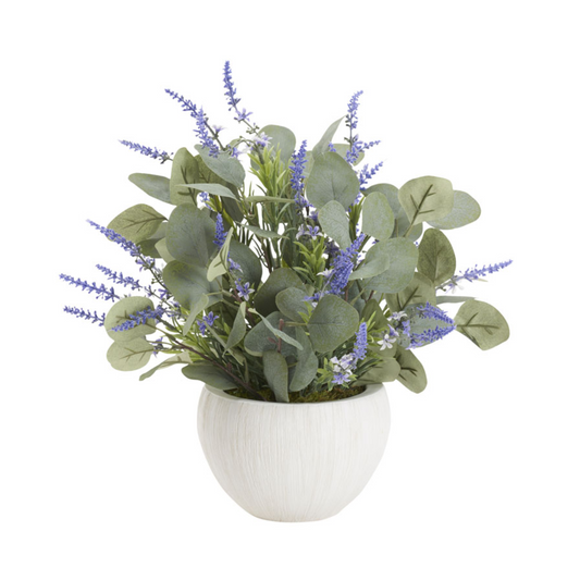 Lavender and Eucalyptus in Ezra Vase