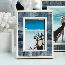 Load image into Gallery viewer, Mendocino Blue Bone Frame 4&quot; x 6&quot;
