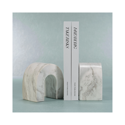 Marquino Marble Bookends - Set of 2