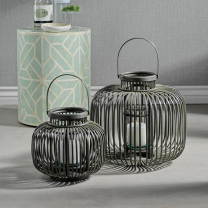 Melanersia Grey Lantern Small
