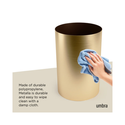 Metalla Trash Can