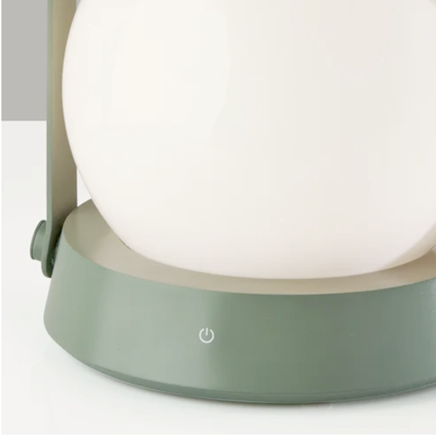 Millie LED Table Lantern - Green