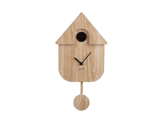 Modern Cuckoo Clock - Oak