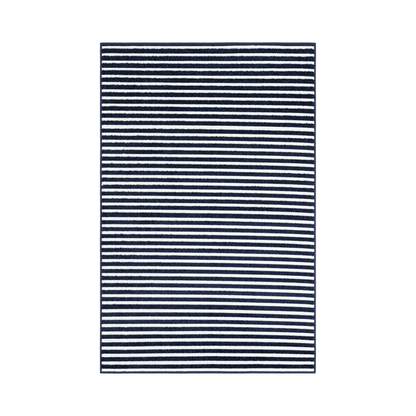 Navy Blue 4' 1 x 6' 1 Indoor/Outdoor Rectangle Rug