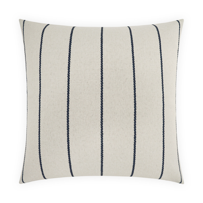Navy Pencil Pillow 22 x 22