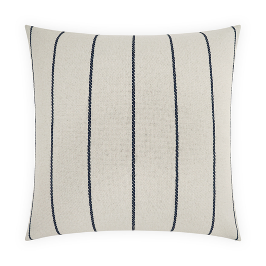 Navy Pencil Pillow 22 x 22