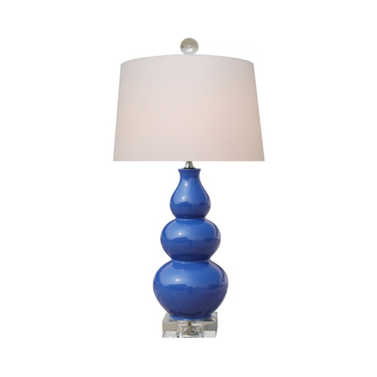 Navy Blue Gourd Lamp