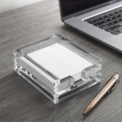 Acrylic Notepad Holder w/ Paper
