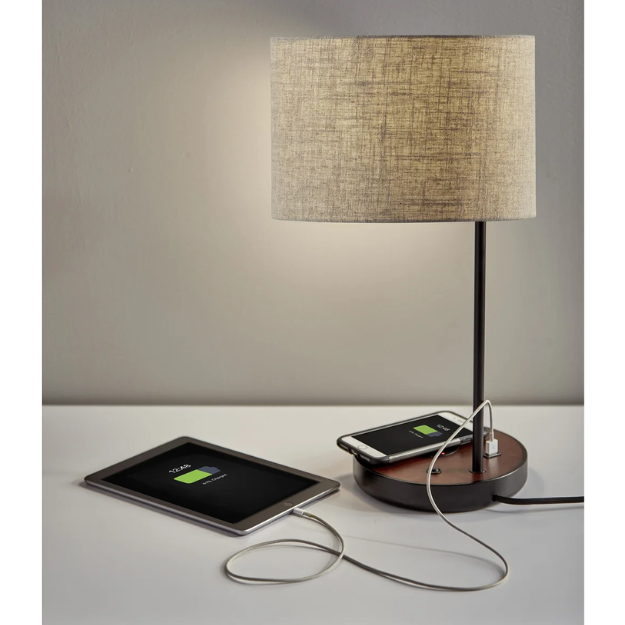 Oliver Table Lamp (Wireless Charge)