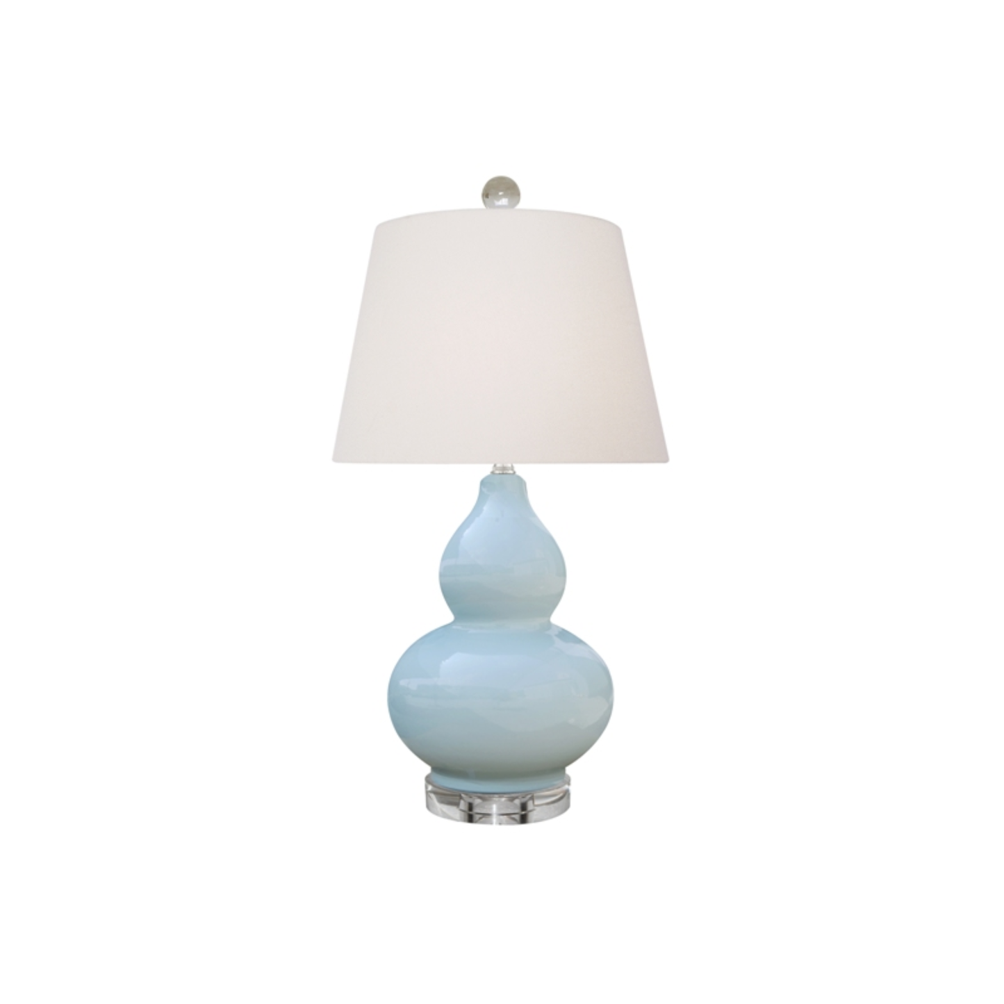 Palladian Blue Mini Gourd Porcelain Lamp