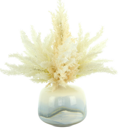 Pampas Arrangement in Ceramic Vase