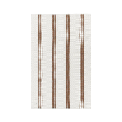 2X3 Palma Stripe Rug - Coconut Brown/Ivory