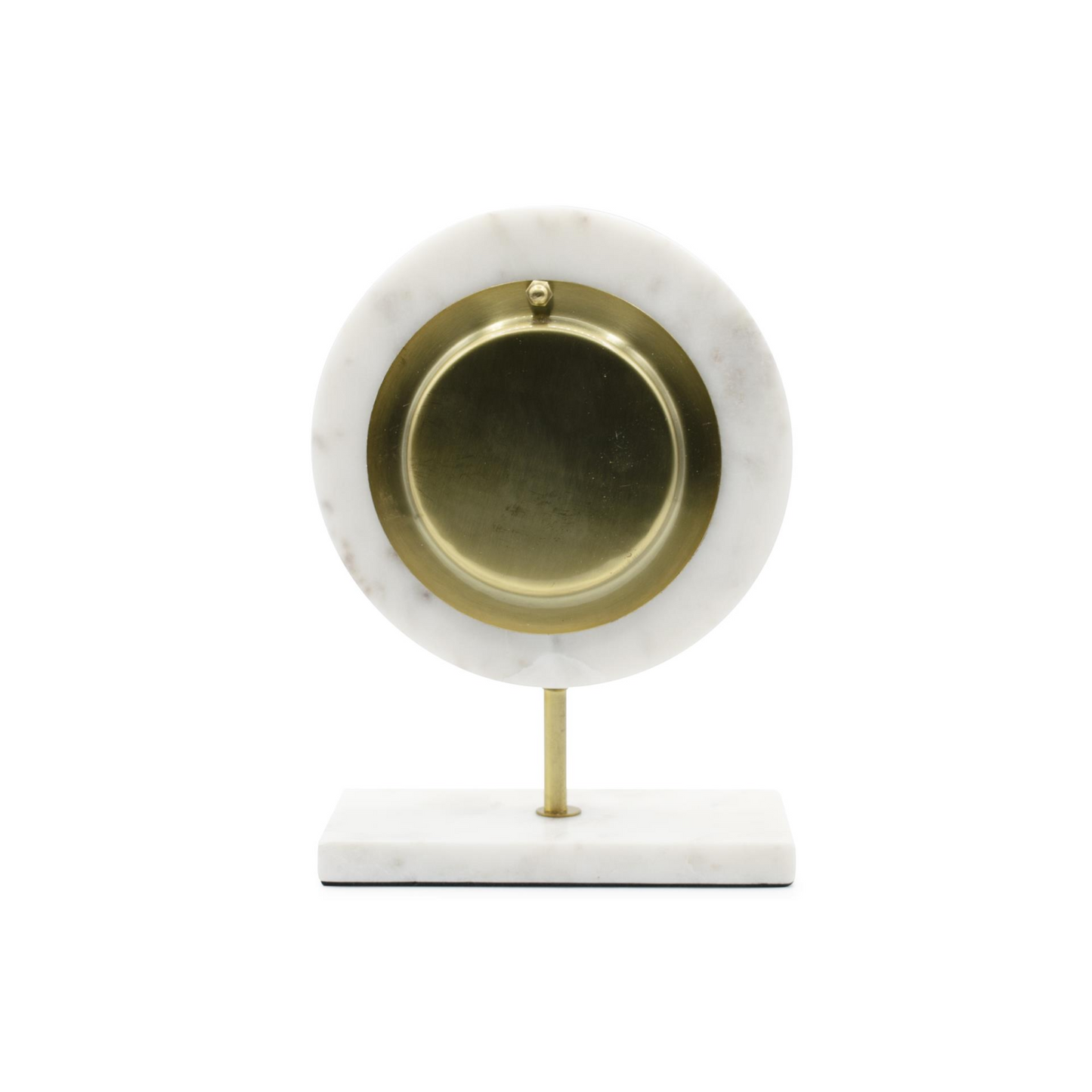 Piero White Marble Clock