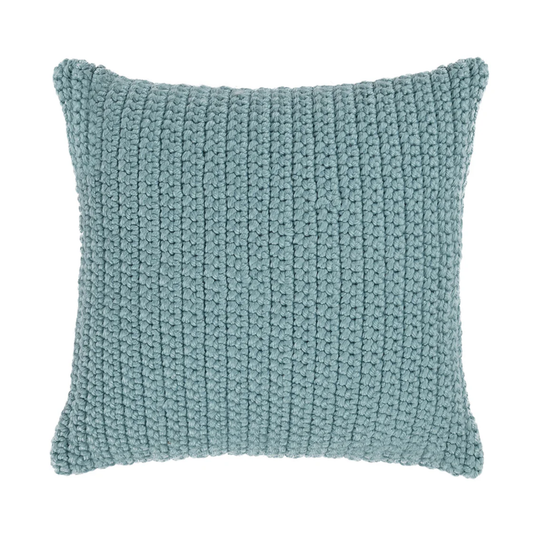 Prism Pool Blue Knit Indoor/Outdoor Pillow