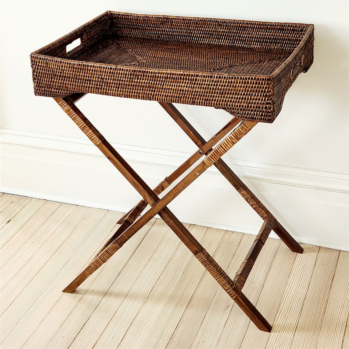 Rectangular Butler Tray with Stand
