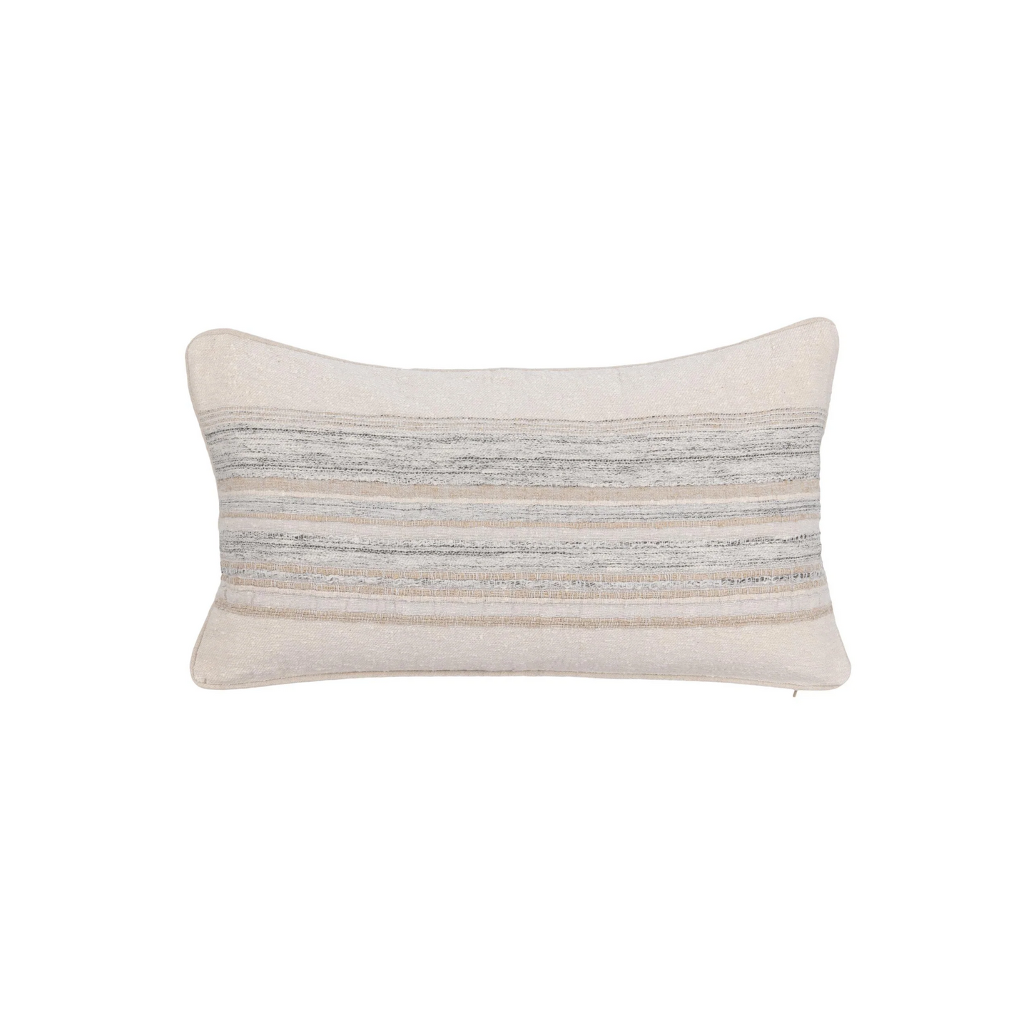 Rockport Lumbar Pillow - Ivory 26" x 14"