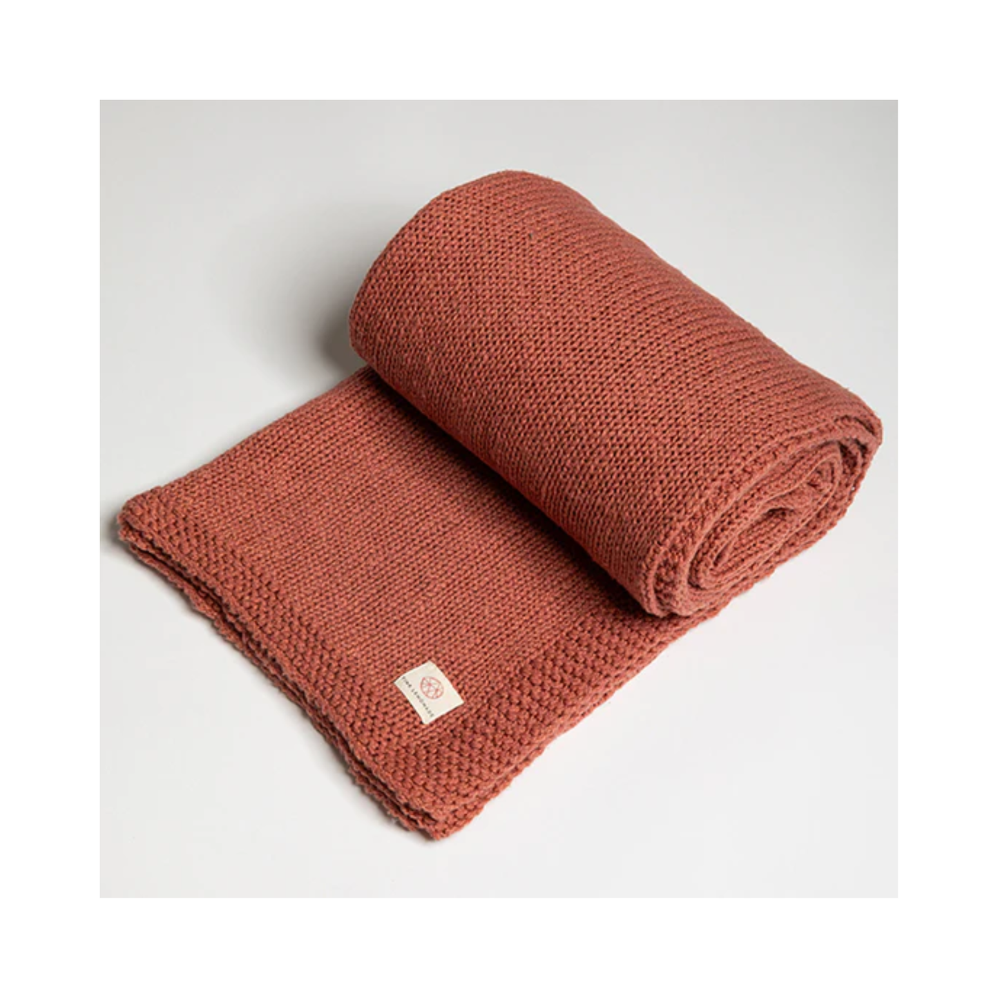 Rosewood Zrestha Organic Cotton Knit Throw Blanket