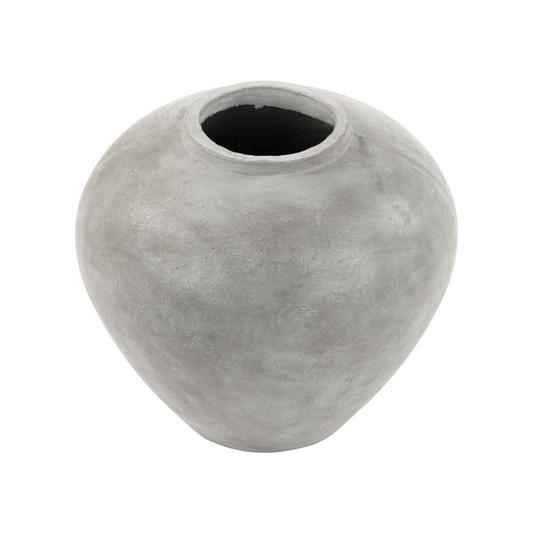 Rustic 14" Concrete Vase
