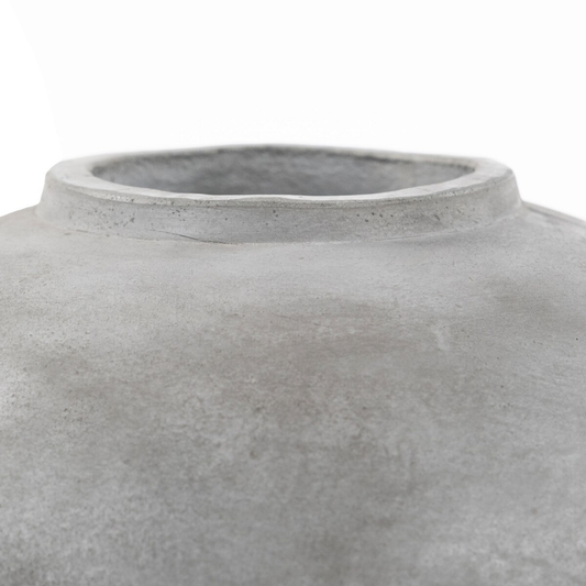 Rustic 14" Concrete Vase