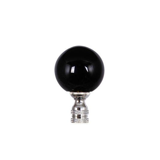 Black Crystal Finial - XL