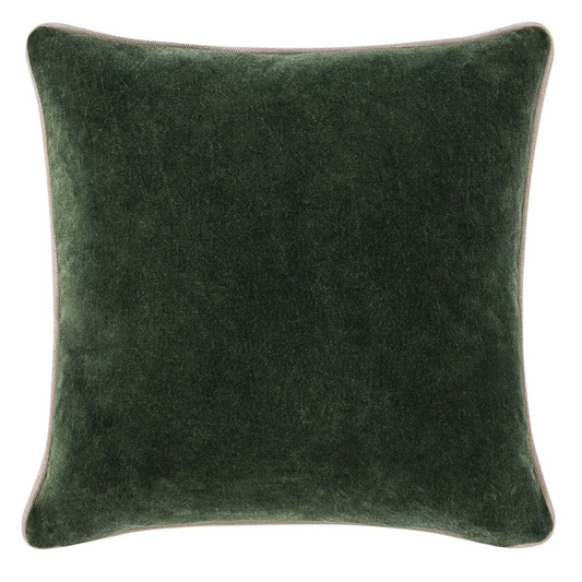 Heirloom Velvet Forest Green Pillow 22 x 22